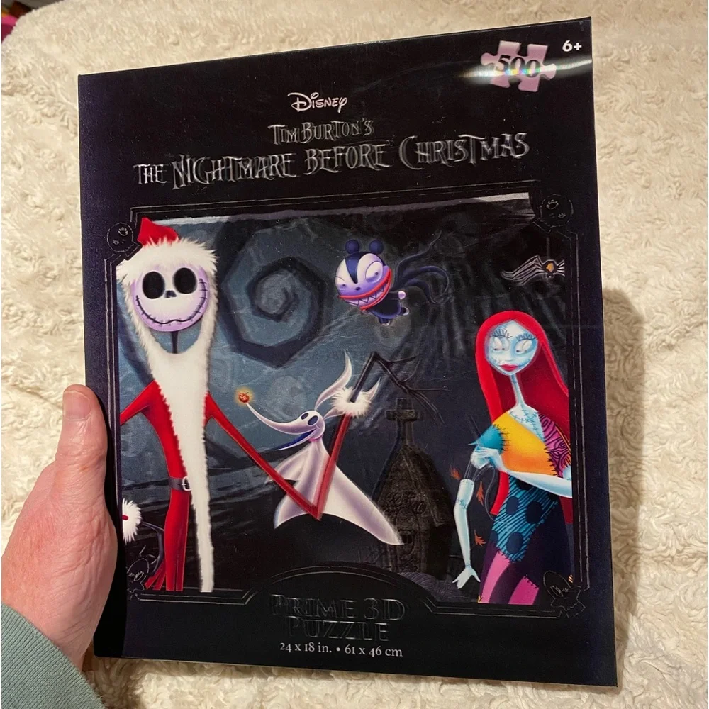 DISNEY The Nightmare Before Christmas 3D Puzzle NEW 500 pieces Never Opened